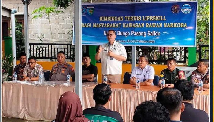 Kepala BNNP Sumbar Toton Rasyid Tutup Bimtek Lifeskill di Bungo Pasang Salido