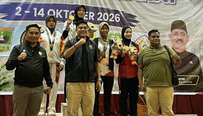 Pesilat Pasaman di Porprov Sukses Bawa Satu Emas, Satu Perak dan Empat Perunggu